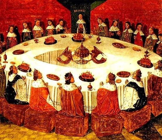 Holy Grail and the knights of the round table