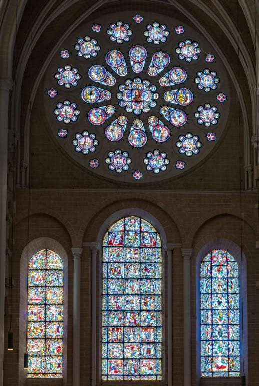 west rose window Chartres