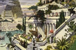 Hanging gardens of Babylon